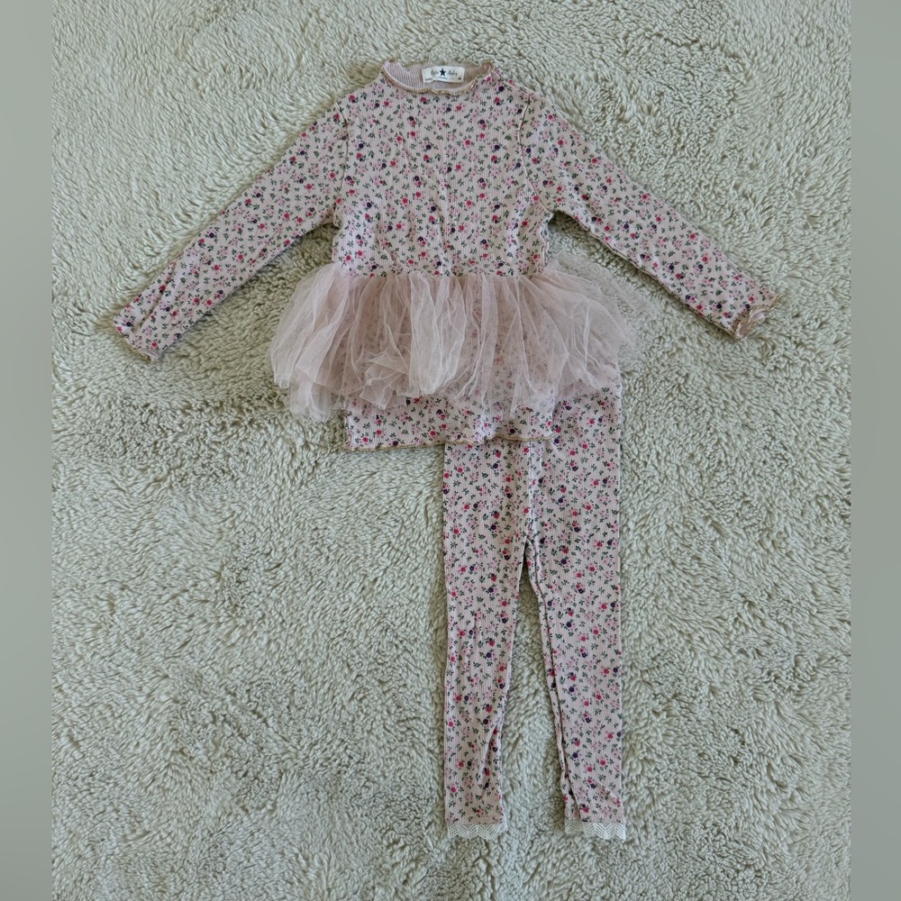 Petite Hailey Floral Tutu Set - 6 months